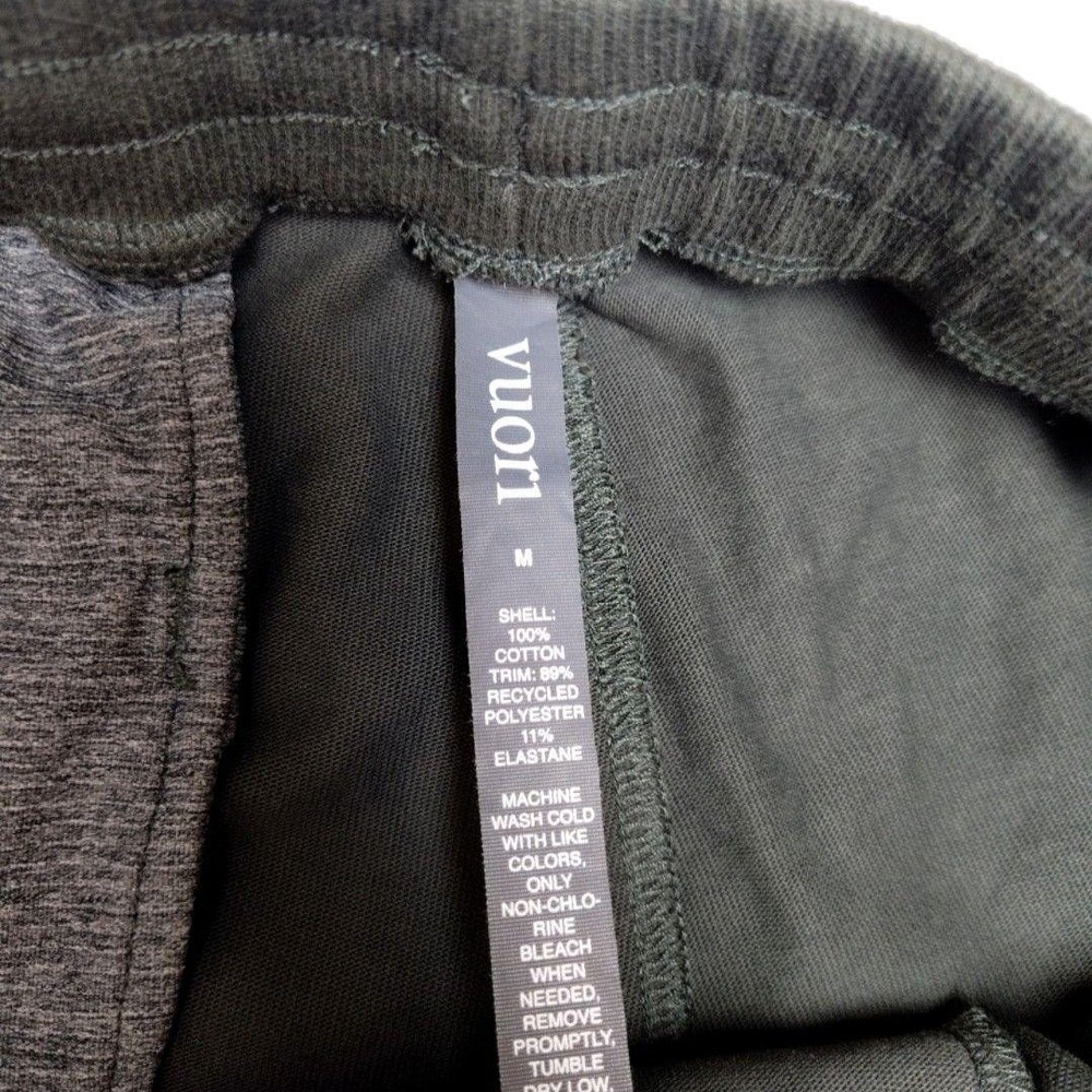 Vuori Jogger Pants Womens M Gray French Terry Boyfriend Pockets Slim Taoer V457 - Picture 8 of 13